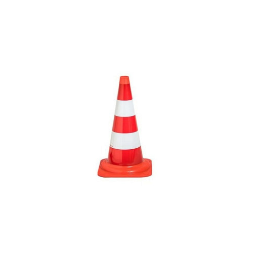 Cône de signalisation Triopan avec 2 bandes