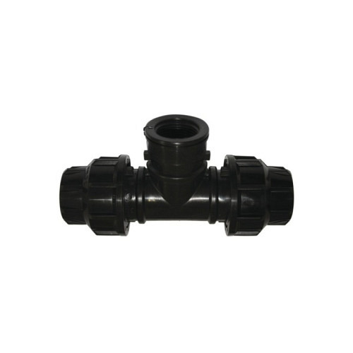 Raccord en T avec fil.int. PN-16 PLASSIM
