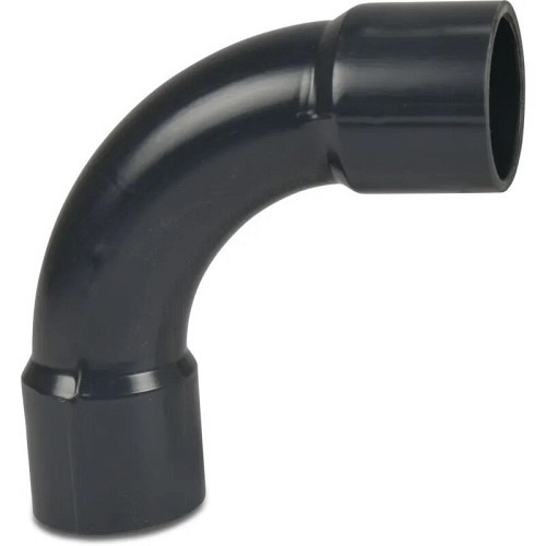 Profec Coude 90° en PVC, grand rayon